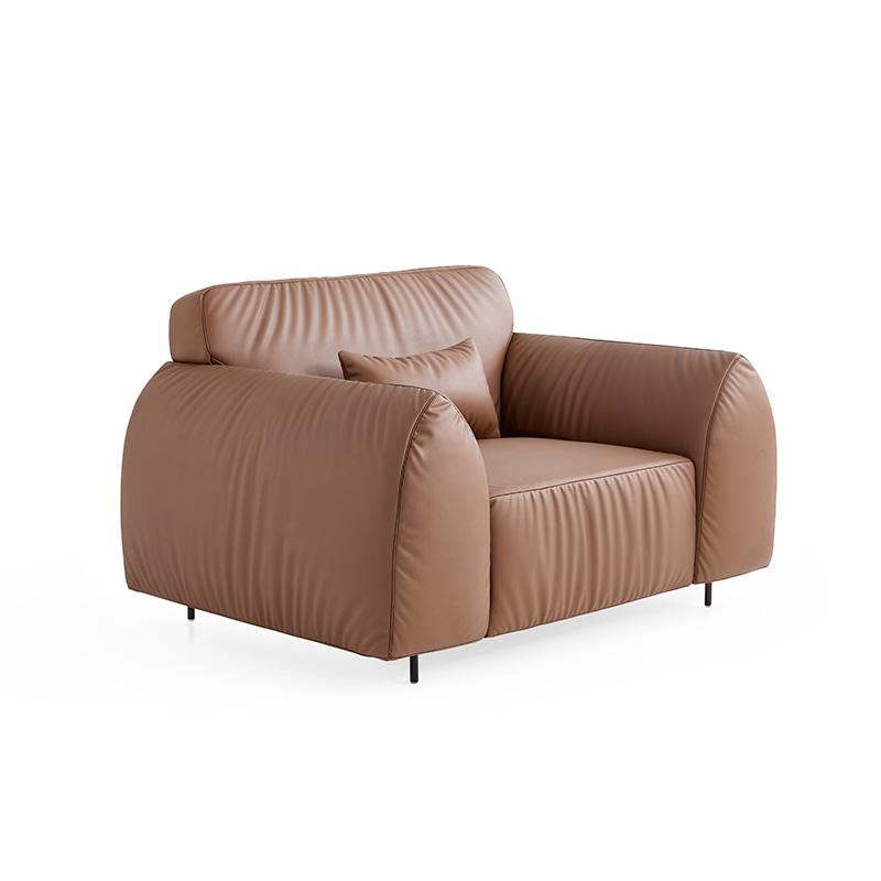 Classic 1 Seat Leather Sofa ES04